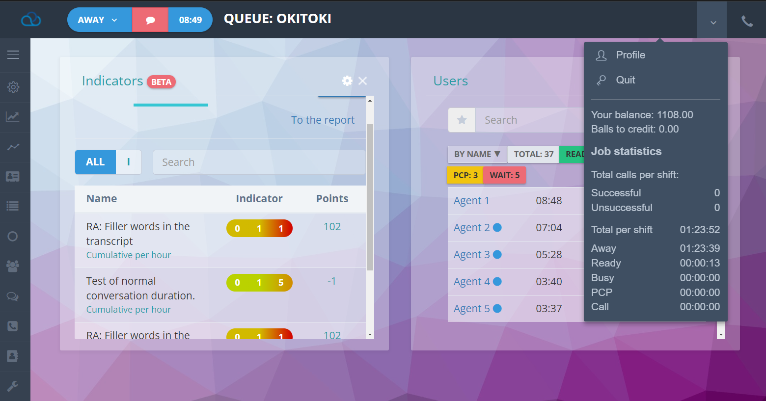 Monitorowanie i ocena pracy agentai