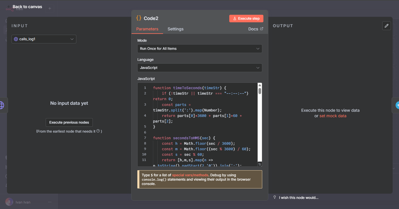Przygotowany kod do dalszego wysłania na telegram