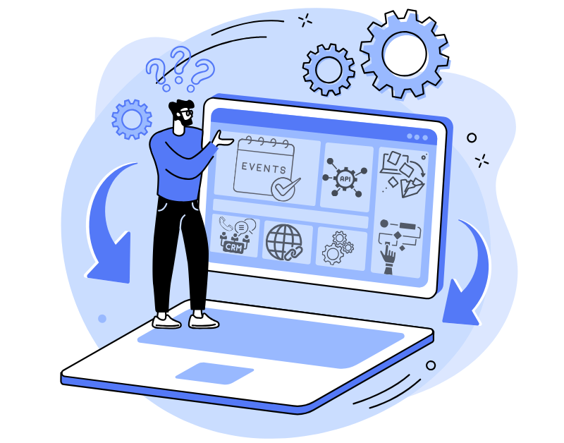 Wydarzenia, webhooks i integracje w Oki-Toki
